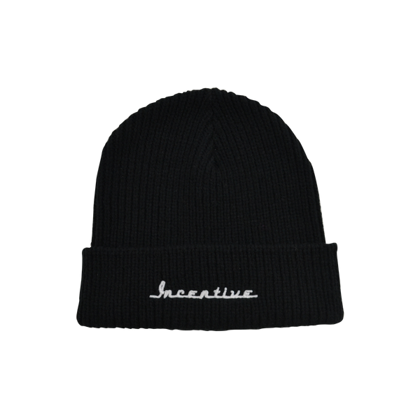 Script Beanie (Black)