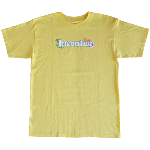 Iguana Tee (Pastel Yellow)