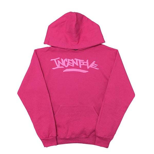 Puff Logo Hoodie (Pink)
