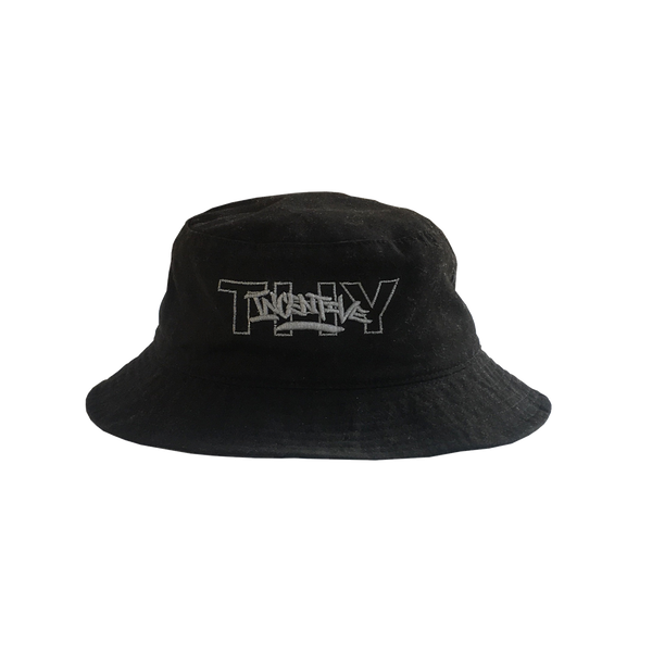 Reflective Logo Bucket Hat (Black)